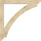 Ekena Millwork Thorton Slat Rough Sawn Bracket, Douglas Fir, 4"W x 46"D x 46"H BKT04X46X46THR06RDF - alternate 2